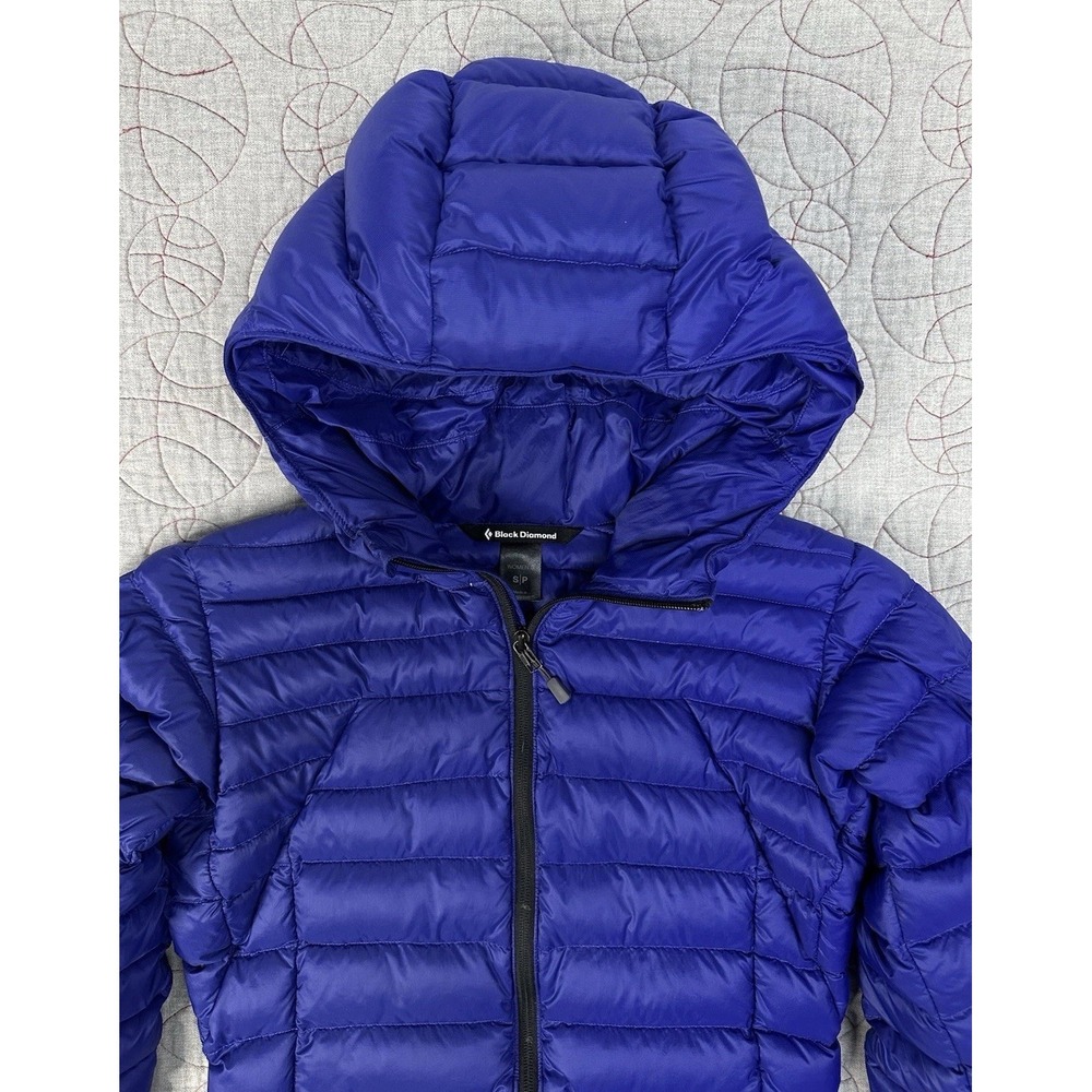 Black Diamond Access 700 Fill‎ Down Hoodie Full Zip / Women's Small / *REPAIRED